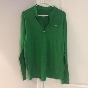 Nike dri-fit runnings long sleeve quarter zip